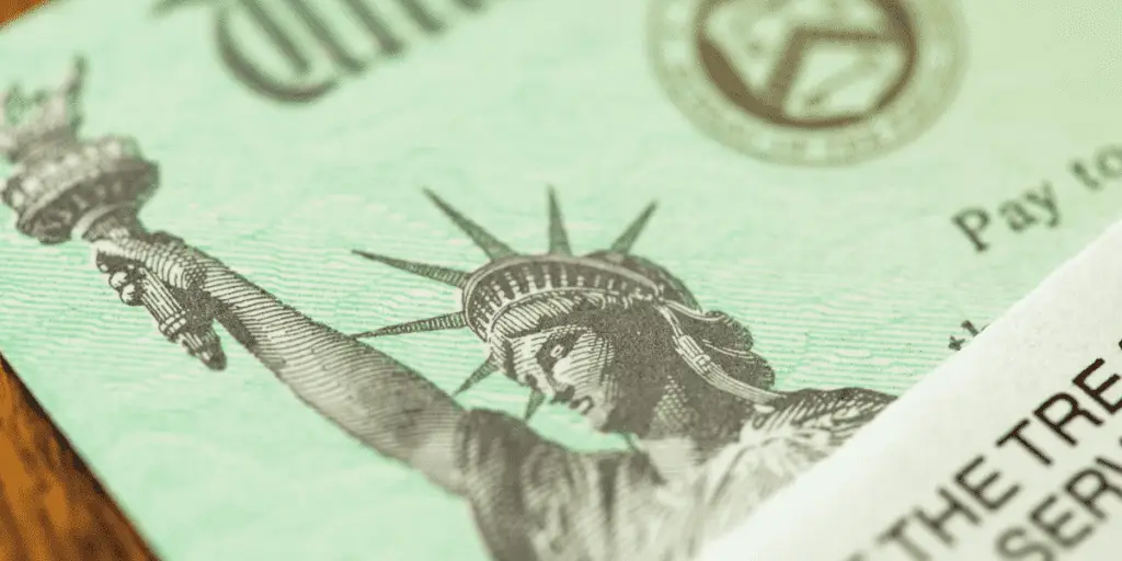 IRS Paperwork with the Statue of Liberty